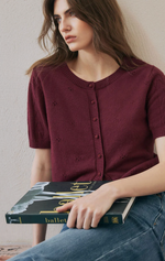 Basti Reversible Merino Wool Cardigan