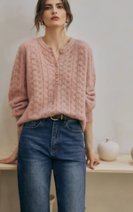 Paisley Mohair Sweater