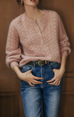Paisley Mohair Sweater