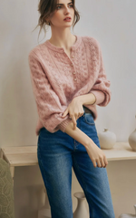 Paisley Mohair Sweater