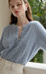 Paisley Mohair Sweater