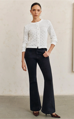 Asher Mid-Rise Flared Jeans