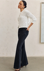 Asher Mid-Rise Flared Jeans