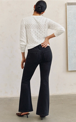 Asher Mid-Rise Flared Jeans