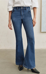 Asher Mid-Rise Flared Jeans