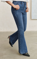 Asher Mid-Rise Flared Jeans