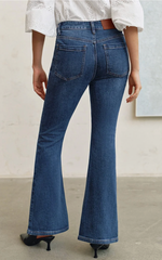 Asher Mid-Rise Flared Jeans