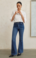 Asher Mid-Rise Flared Jeans