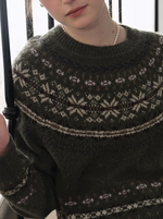 Chiara Fair Isle 100% Wool Sweater