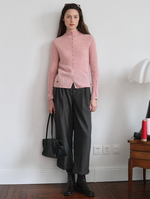Berta 100% Wool V-Neck Button Sweater