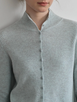 Berta 100% Wool V-Neck Button Sweater