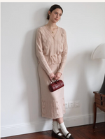 Lusa Floral Embroidery Knit