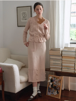 Lusa Floral Embroidery Knit