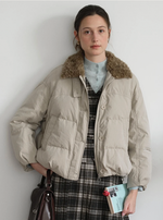 Orsina Faux-Fur Collar Padded Jacket