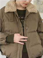 Orsina Faux-Fur Collar Padded Jacket