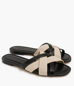 Mixed Slide Sandals