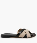 Mixed Slide Sandals