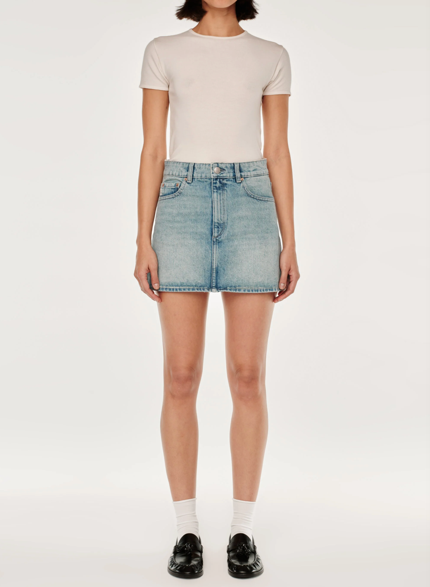 Alma Denim Skirt Mini