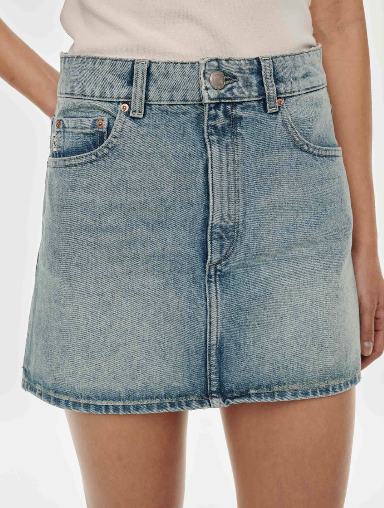 Alma Denim Skirt Mini