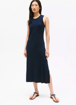 Sleeveless Ribbed Midi Dress