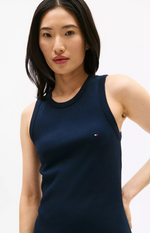 Sleeveless Ribbed Midi Dress