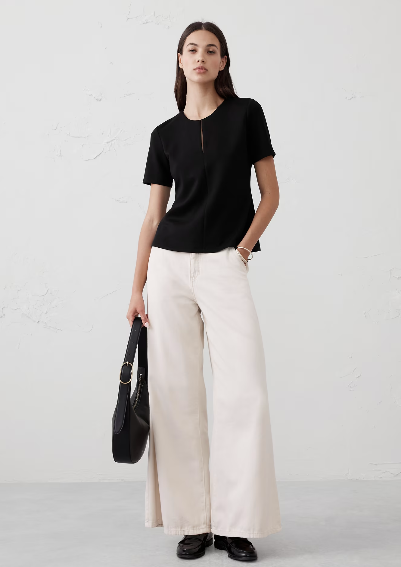 Soft Scuba Touch Crew Top