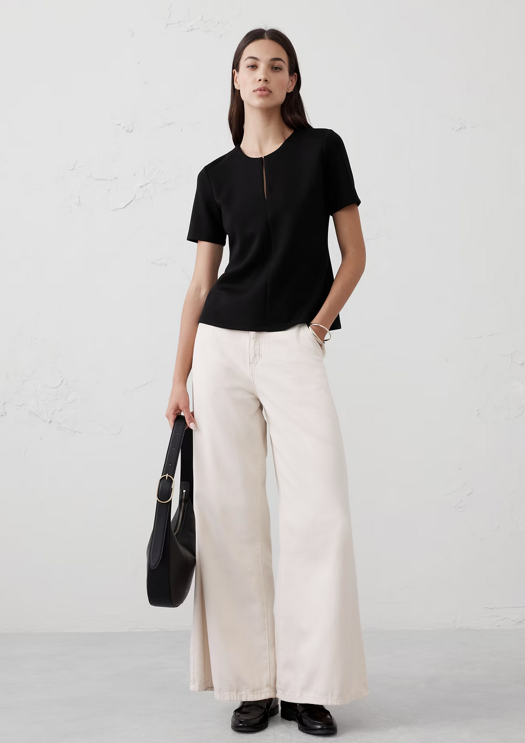 Soft Scuba Touch Crew Top