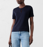 Soft Scuba Touch Crew Top