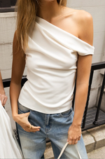 Asymmetric Off The Shoulder Tank