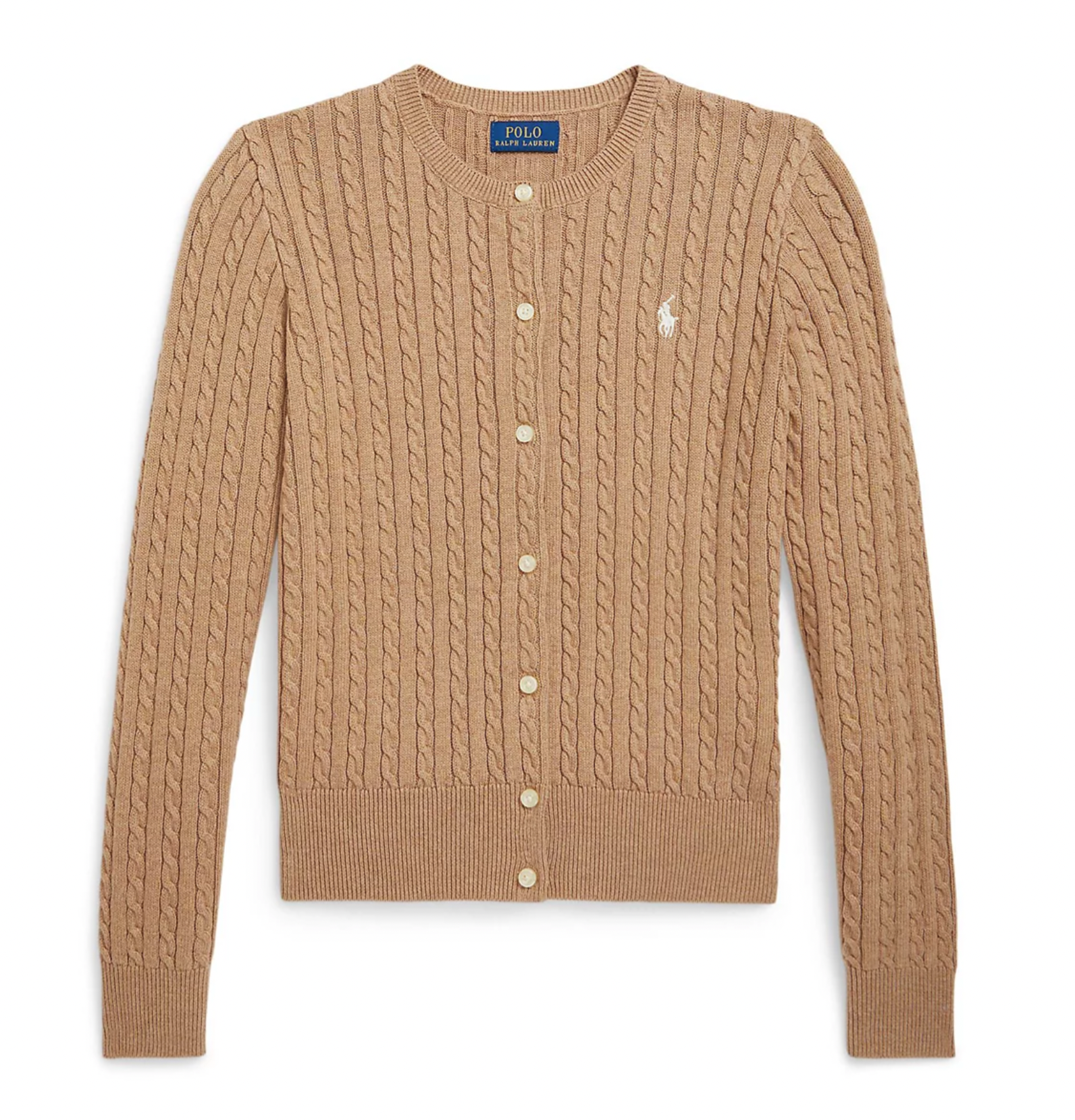 Girls Cable Knit Cardigan