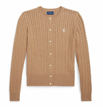 Girls Cable Knit Cardigan