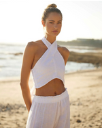 Water Lily Linen Top and Pants