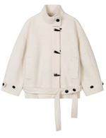 Cole Oversized Wool Short Coat