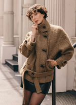 Cole Oversized Wool Short Coat