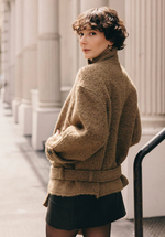 Cole Oversized Wool Short Coat