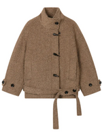Cole Oversized Wool Short Coat