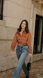 Cayden Mid Rise Straight Leg Jeans