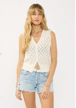 Lara Pointelle Vest