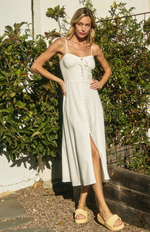 Heaven Sent Sweetheart Corset Midi Dress-In Stock