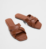 Vegan Leather Braided Sandals