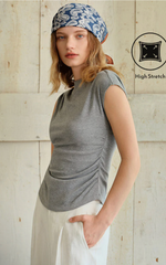 Devito Cotton Jersey Top
