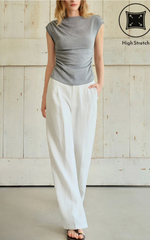 Devito Cotton Jersey Top