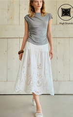 Devito Cotton Jersey Top