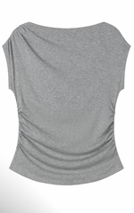 Devito Cotton Jersey Top