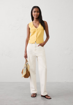 V Neck Button Sweater Vest