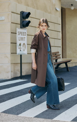 Liam Reversible Cotton Trench Coat