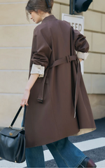 Liam Reversible Cotton Trench Coat