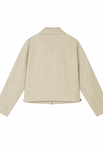 Emmette Cropped Suede Jacket