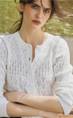 Hannah Cashmere Cotton Blend Cardigan