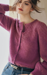Nathan Mohair Blend Cardigan